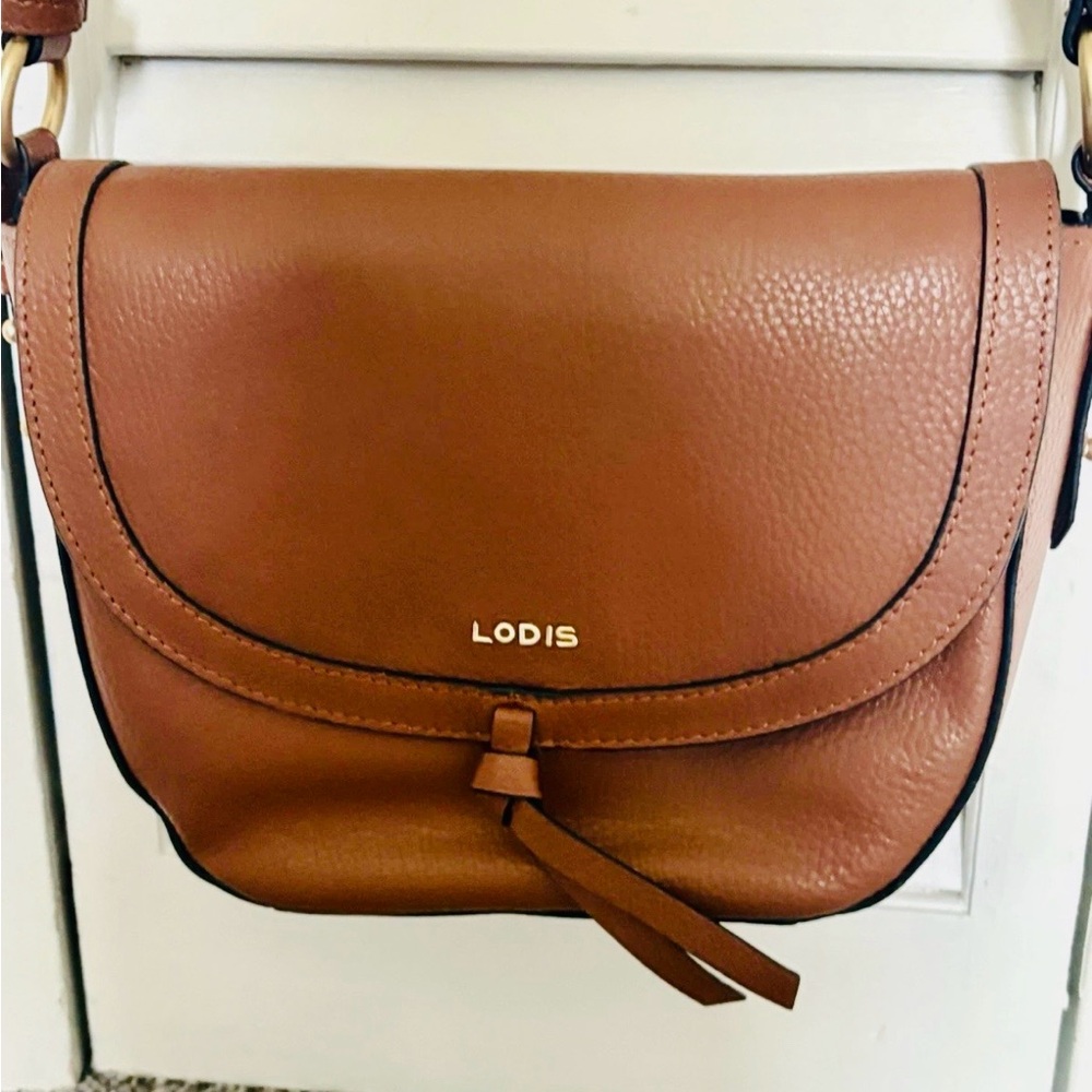 Lodis Pebbled Leather Elia Crossbody with Dustbag and papers - Picture 9 of 9